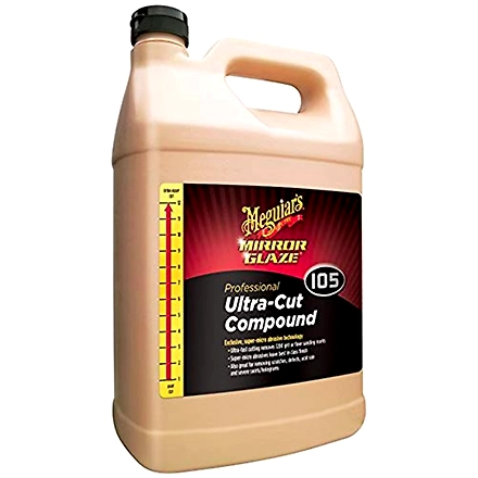 Meguiar’s Mirror Glaze Professional Ultra-Cut Compound with ultra fast cutting for removing car paint scratches defects and swirl marks-1