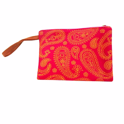 a kool kraft multi purpose cotton print pouch for women and girls | cosmetic bag |make-up pouch bag | travel pouch bag | jwellery pouch bag | money pouch bag