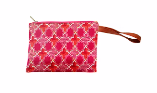 A Kool Kraft Multi Purpose Cotton Star Print Pouch for Women and Girls | Cosmetic Bag |Make-up Pouch Bag | Travel Pouch Bag | Jwellery Pouch Bag | Money Pouch Bag