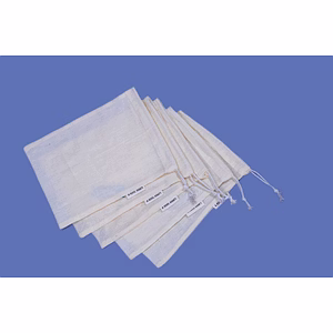 A KOOL KRAFT- 100% Cotton Eco-Friendly Reusable Washable Fridge Storage Potli Bag for Vegetable and Fruits Dry Fruits use multipurpose Set of 5 pcs Size 10X8 Inches