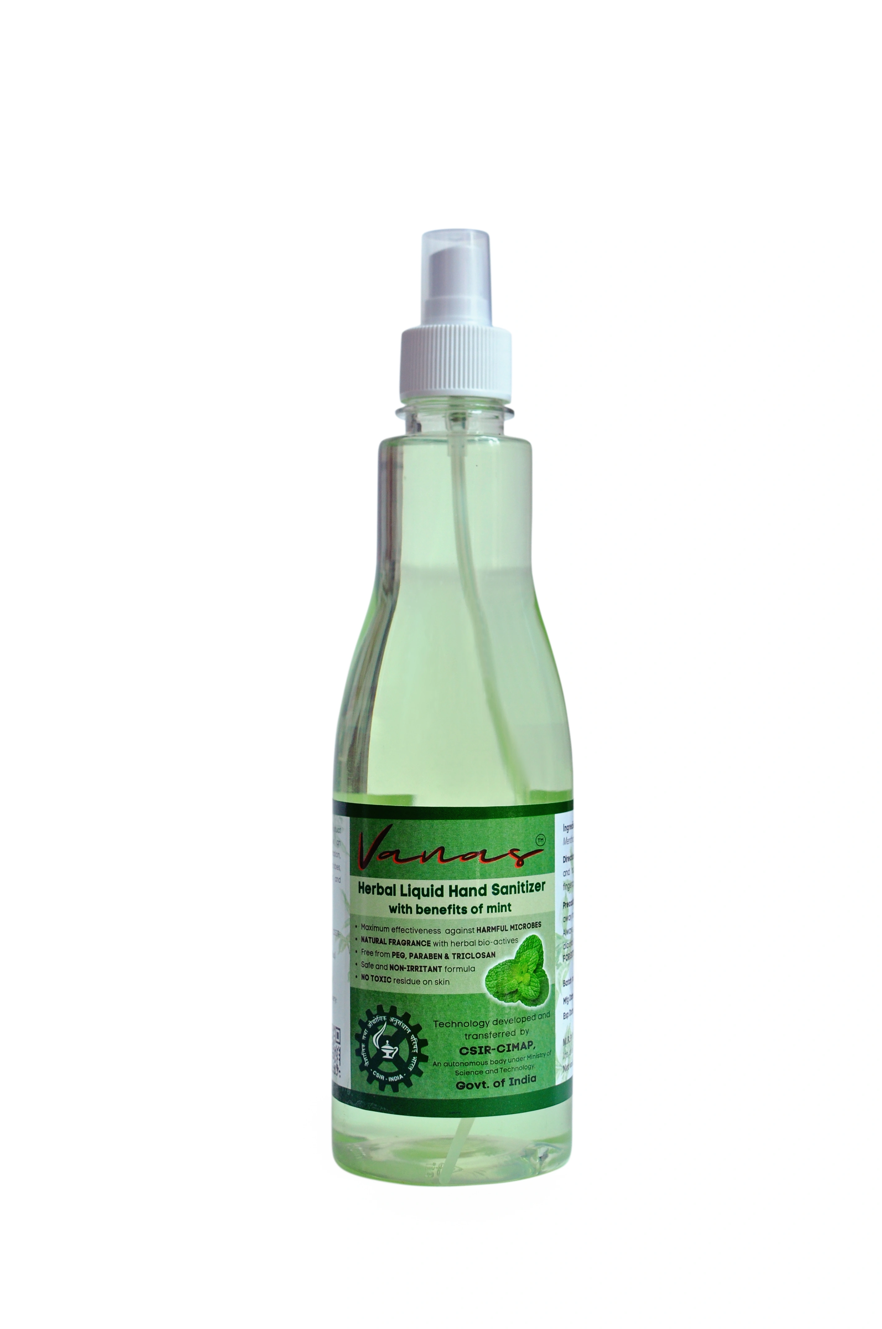 Vanas Herbal Liquid Hand Sanitizer 500ml-10689500