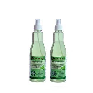 Vanas Herbal Liquid Hand Sanitizer 100ml (Pack of 2 -Mist Bottle)