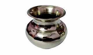 Brass Lota Kalash in Silver Look