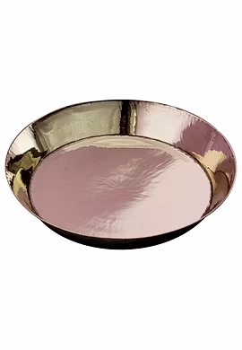 Brass Golden Katki Thali 10 in 600 gm