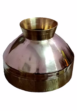 Brass Water Storage Handa in Golden Look