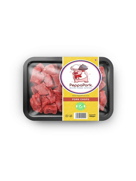 Pork Chops (Rind on/ With Skin)-500 grams-1