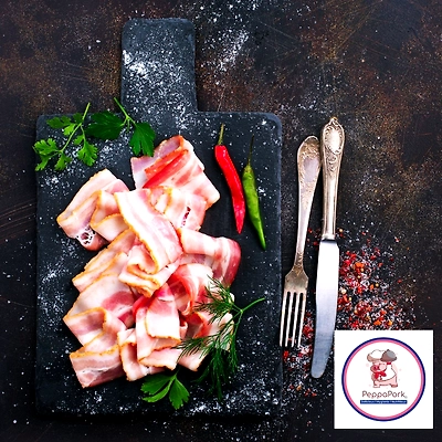 Premium Pork Streaky Bacon - 500 gm