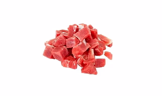 Premium Boneless and Skinless - Pork Meat Cubes for Versatile Cooking - 500 gm