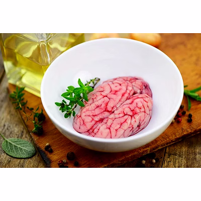 premium pork brain - 500 gm