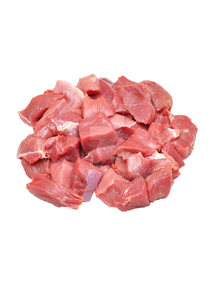 Premium Quality Pork Meat with Bone - 500 gm