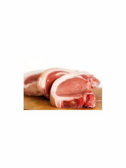Premium Pork Chops with Skin (Rind on) - 500 gm-3