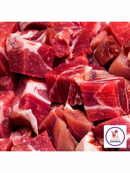 Premium Pork Belly Cubes for Exquisite Dishes - 500 gm