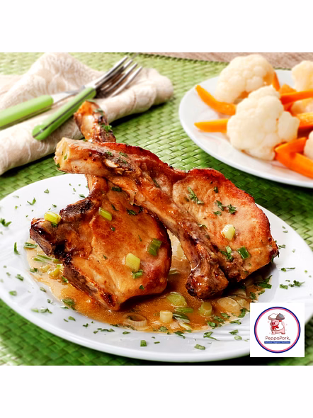 Premium Pork Chops Skinless (Rind Off) 500 gm