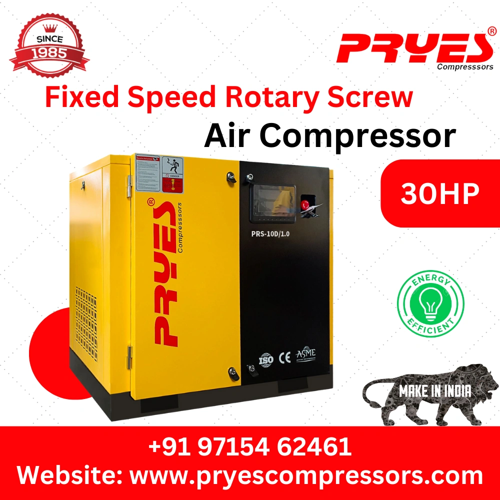 30HP FIXED SPEED SCREW AIR COMPRESSOR-PRS30D08