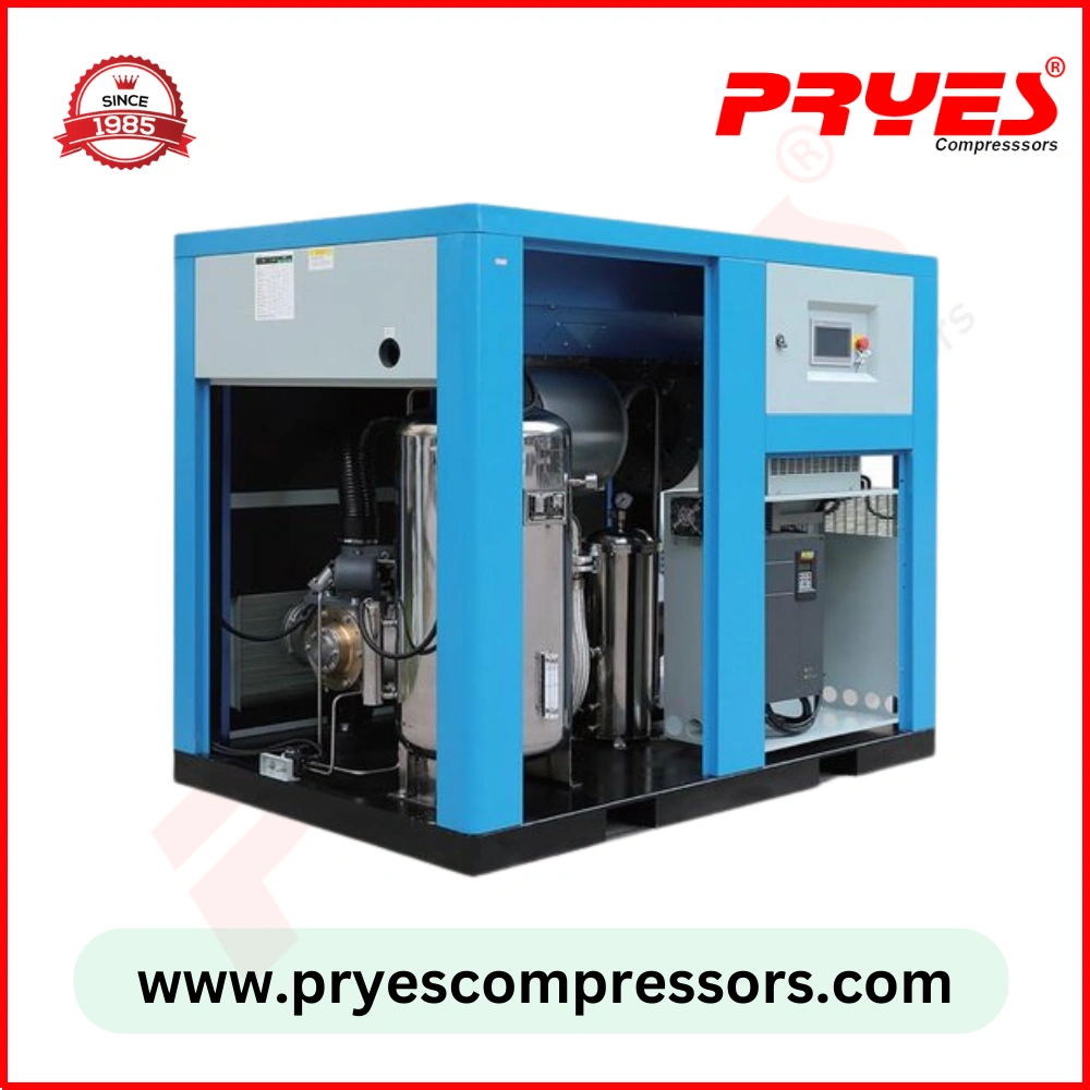 40HP PM VFD Screw Air Compressor - Precision, Durability, Efficiency-Red-M-2