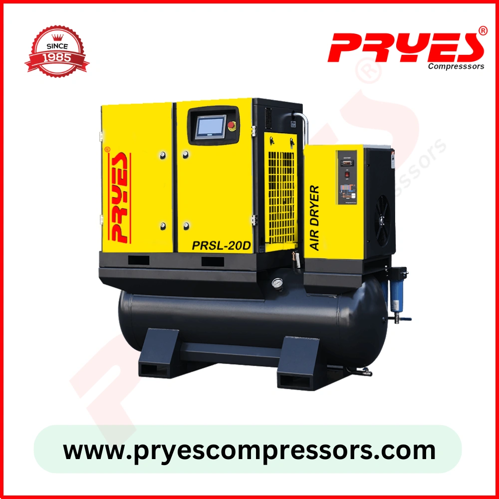 40HP PM VFD Screw Air Compressor - Precision, Durability, Efficiency-Red-M-3