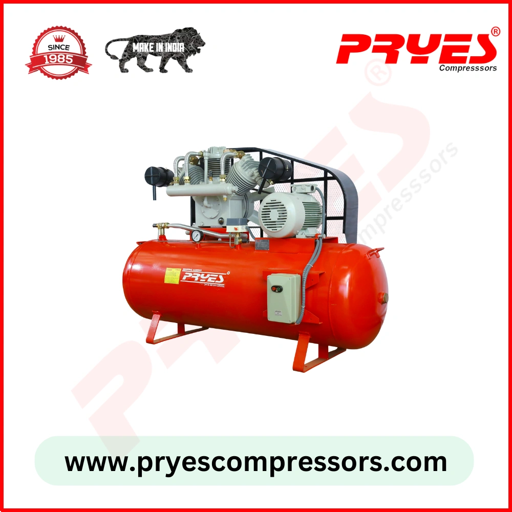 50HP PM VFD Screw Air Compressor for Industrial Applications-Red-L-1