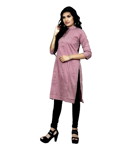 Purple Lining Kurti-1