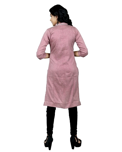 Purple Lining Kurti-2
