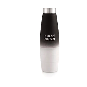 STAINLESS STEEL FREEZER  BOTTLE- ECO 1000 ML -  (BLACK AND WHITE)