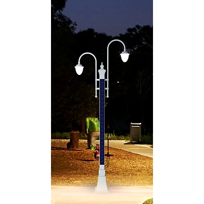 Intenics Glowrio Solar Bollard - Illuminate Your Outdoors Effortlessly
