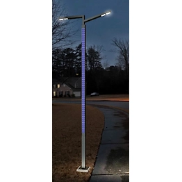 Intenics Linelit Solar Bollard Solar Street Light - Illuminate Your Path with Solar Power