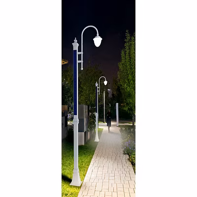 Glowrio Solar Bollard - Illuminate Your Outdoor Street Light with Eco-friendly Lighting-12718273