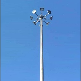 high mast poles - illuminate large areas efficiently