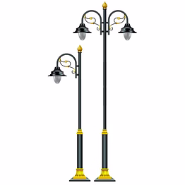 premium decorative poles & brackets for outdoor lighting