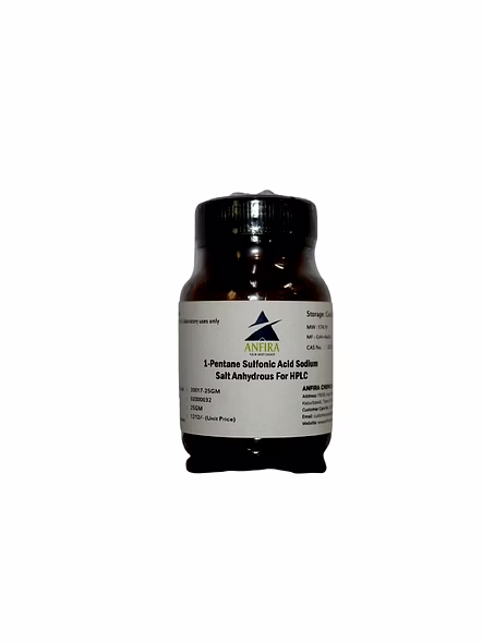 1-Pentane Sulphonic Acid Sodium Salt Anhydrous - HPLC - 25GM-Ch1242