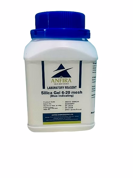 Silica Gel Self Indicating 6-20 Mesh Blue - LR - 500GM-Ch1293