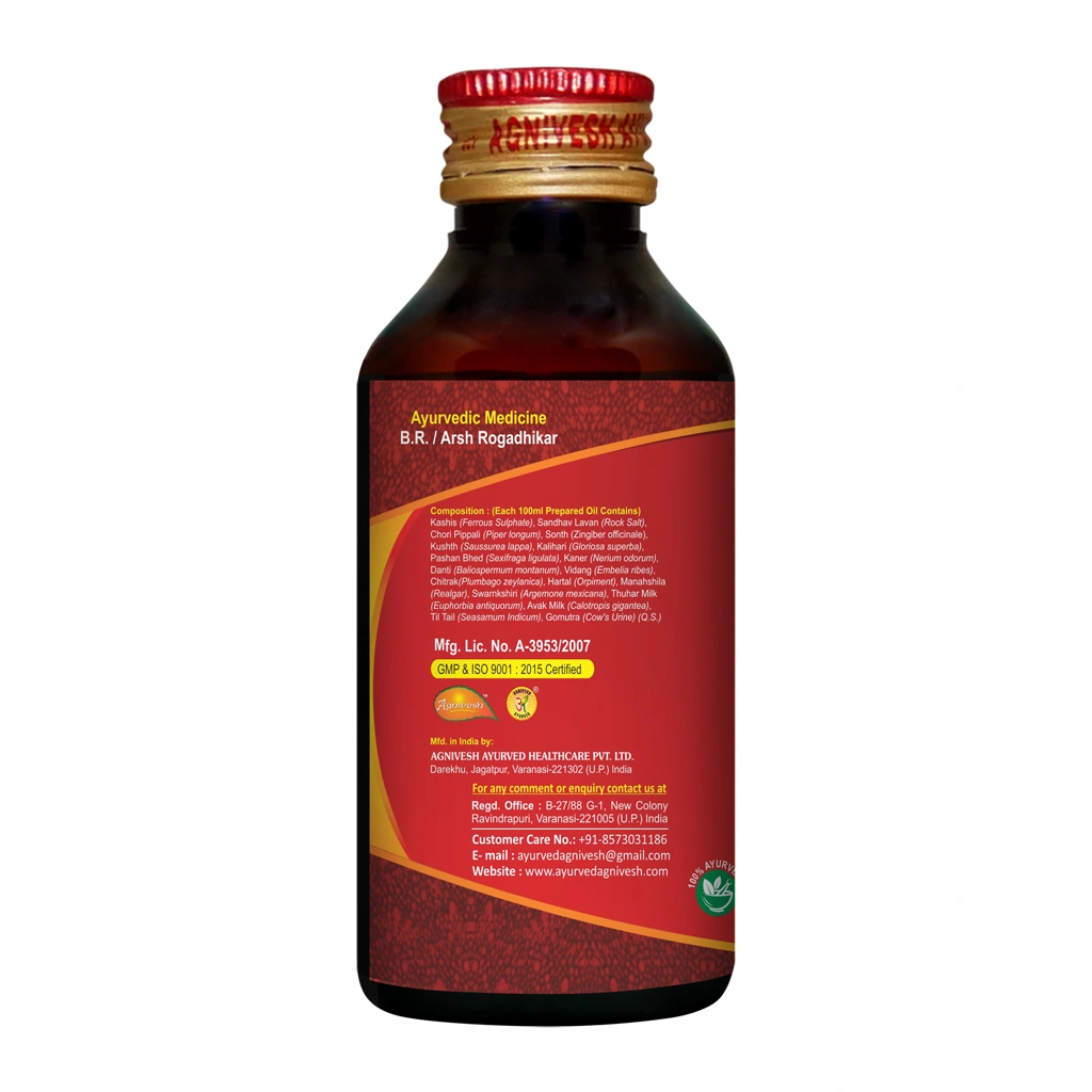 AGNIVESH KASHISDI TAIL VRIHAT-100ml-2