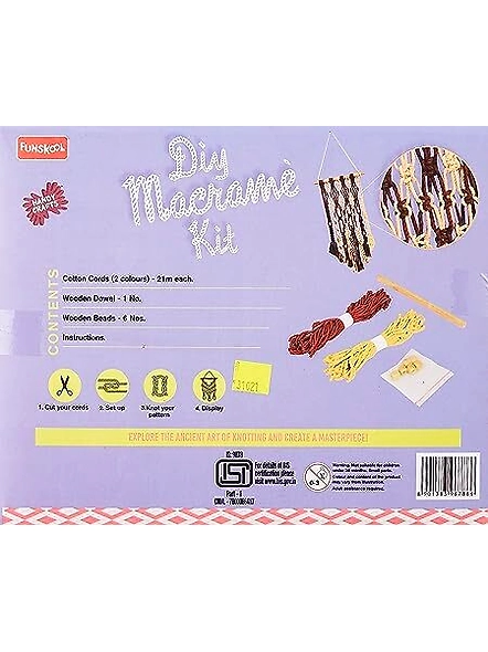 Funskool Kids Toys HANDYCRAFTS D.I.Y MACRAME KIT-5