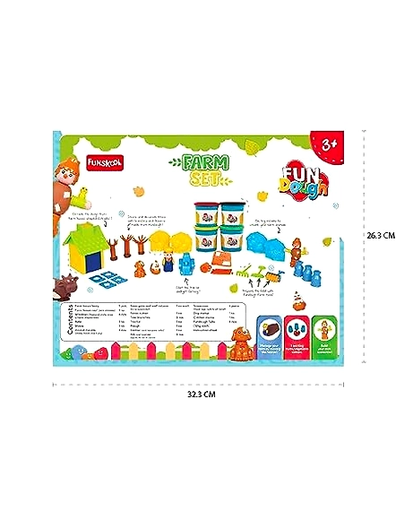 Funskool Kids Toys FUNDOUGH FARM SET-BKSTOYS24570264
