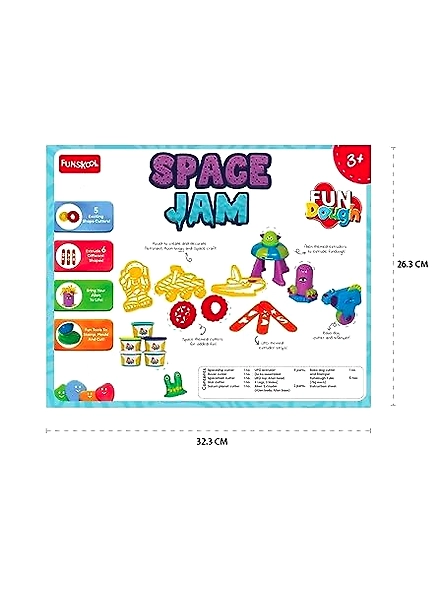 Funskool Kids Toys FUNDOUGH SPACE JAM-BKSTOYS24570265