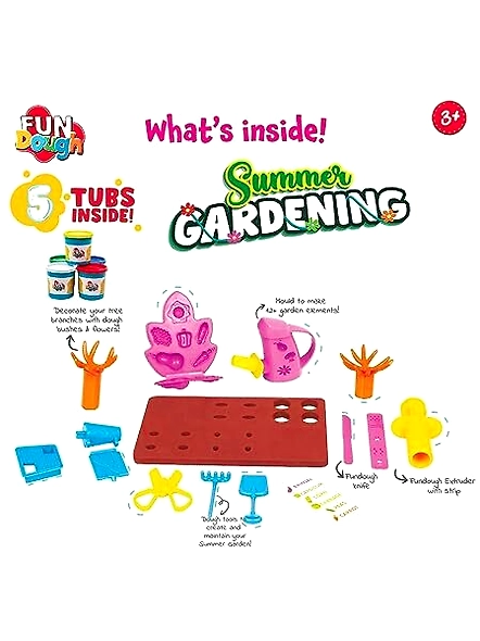 Funskool Kids Toys FUNDOUGH SUMMER GARDENING-1731600-BKSTOYS24570269
