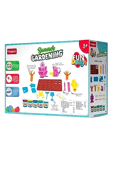 Funskool Kids Toys FUNDOUGH SUMMER GARDENING-1731600-1