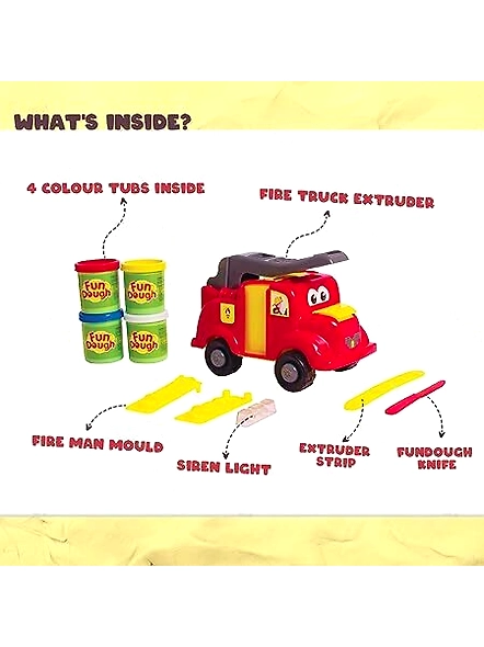 Funskool Kids Toys FUNDOUGH FIRE RESCUE-1731700-BKSTOYS24570272