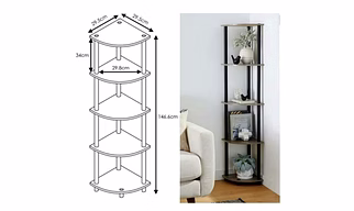 5 - Tier Corner Rack