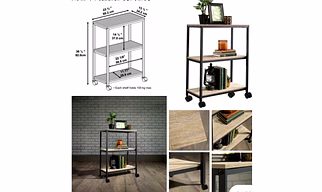 3 - Shelf Movable Rack