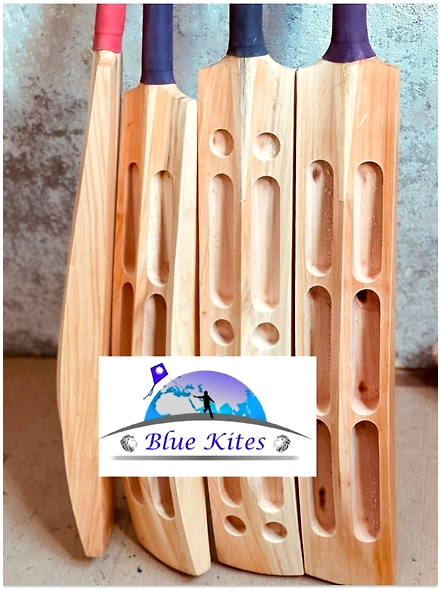 Bluekites cricket bat extra small Tennis ball double blade  kashmiri willow-2