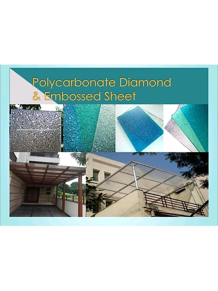 Bluekites Magnificence POLYCARBONATE SHEET 1.8MM DIAMOND 4x38.9 ft-BKSBM245023