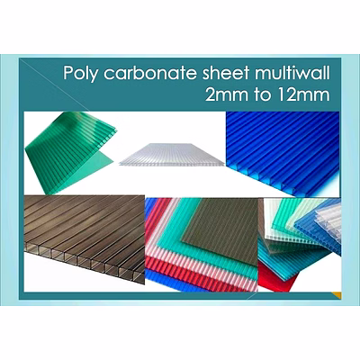 bluekites magnificence polycarbonate sheet 8mm multiwall 4x38.9 ft