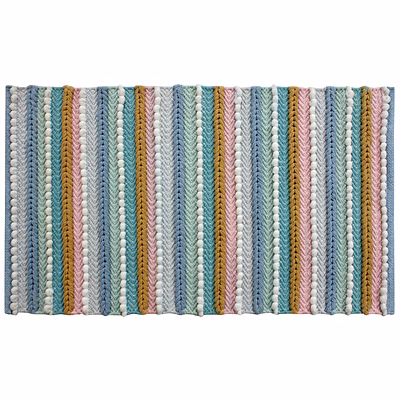 jbe cotton micro multicolor bathmat