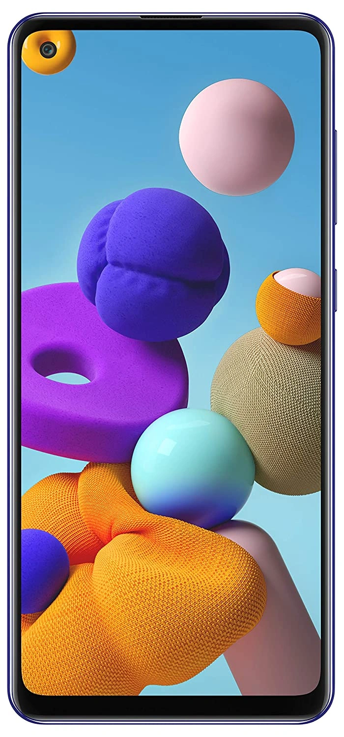Samsung Galaxy A21s (Blue, 6GB, 128GB Storage)-A21S