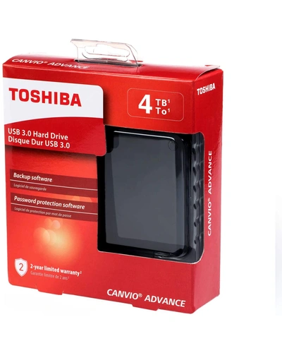4TB TOSHIBA CANVIO V10 BLACK HDD PORTABLE EXTERNAL HARD DRIVE  3YRS WARRANTY-2