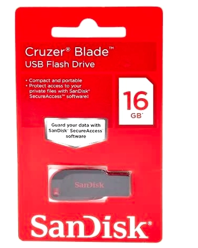 16 GB Western Digital San disk Cruzer Blade SDCZ50-016G-I35 USB 2.0 Black 3 Yrs. warranty-5