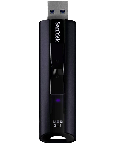 128 GB Western Digital Solid State Flash Drive San disk Extreme Pro SDCZ880-128G-G46 USB 3.1 Black 3 Yrs. warranty-10