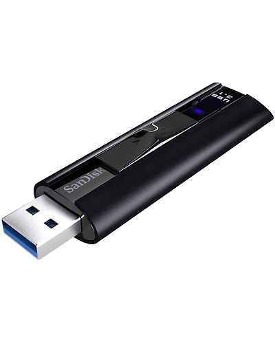 128 GB Western Digital San disk Extreme Pro SDCZ800-128G-G46 USB 3.1 Black 3 Yrs. warranty-2