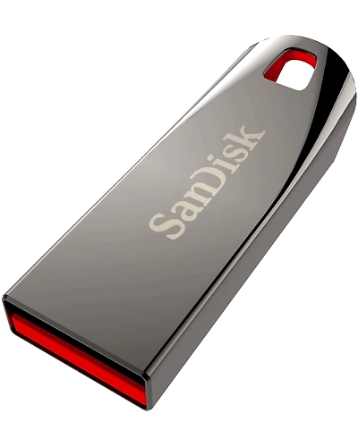 16 GB Western Digital San disk Cruzer Force SDCZ71-016G-I35 USB 2.0 Silver. Metal Finish 3 Yrs. warranty-12